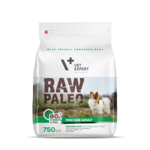 VetExpert Raw Paleo Adult Mini Breed 2.5kg Premium getreidefreies Hundefutter, Alleinfuttermittel, Trockenfutter, Nassfutter, Hundebedarf, Hundenahrung, Hundeernährung