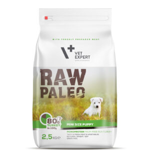 VetExpert Raw Paleo Puppy Mini Breed 2,5kg Hundefutter Premium getreidefreies Hundefutter, Alleinfuttermittel, Trockenfutter, Nassfutter, Hundebedarf, Hundenahrung, Hundeernährung